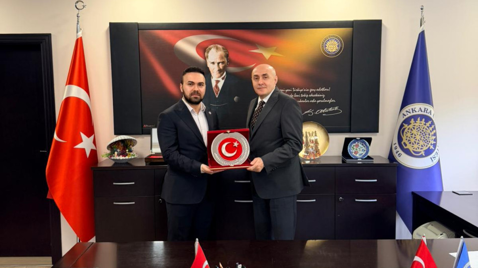 ANKARA ÜNİVERSİTESİ GENEL SEKRETERİ DOÇ. DR. HAKAN KAÇAK'A ZİYARETTE BULUNDUK